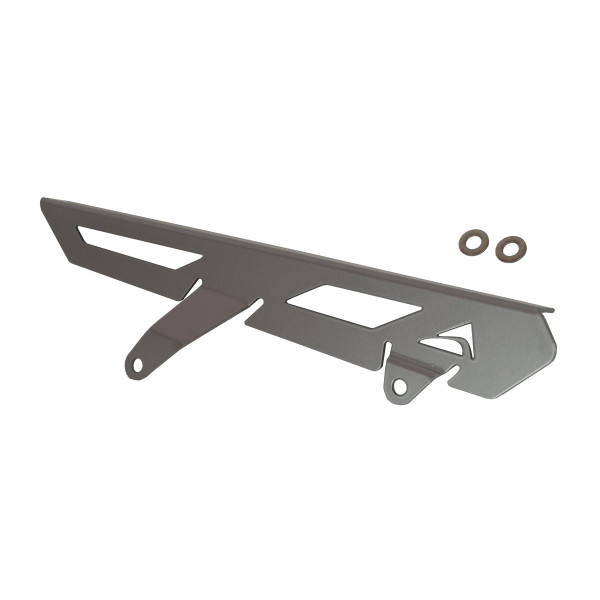 Pyramid Plastics Pyramid chainguard | gloss silver | triumph scrambler 400 x 2024>current